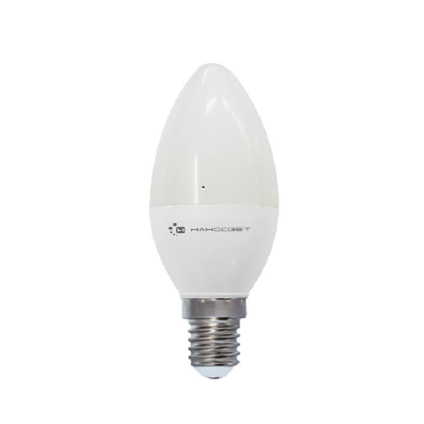 Лампа светодиодная Наносвет Е14 6W 2700K матовая LH-CD-60/E14/927 L050. 