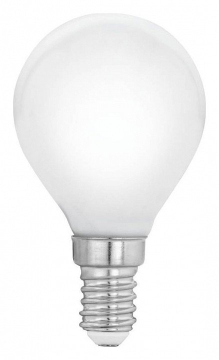 Лампа светодиодная Eglo E14 5W 2700K матовая 12548. 