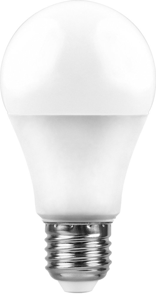 Лампа светодиодная Feron E27 10W 6400K Шар Матовая LB-92 Шар 25459. 