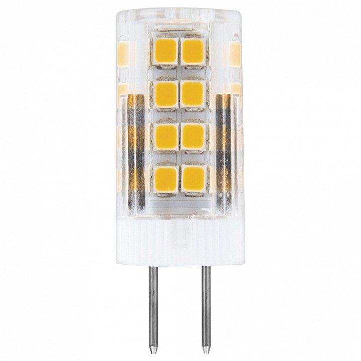 Лампа светодиодная Feron G4 5W 4000K прозрачная LB-432 25861. 