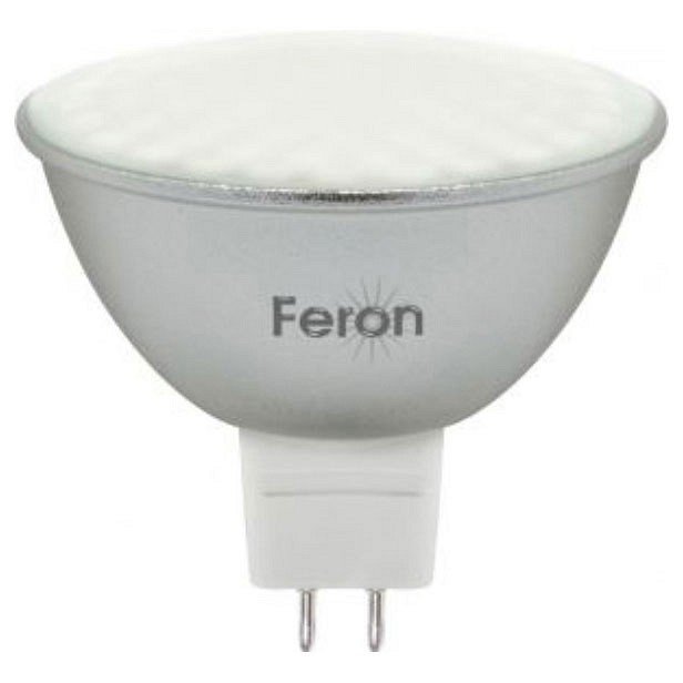 Лампа светодиодная Feron G5.3 7W 2700K матовая LB-26 25235. 