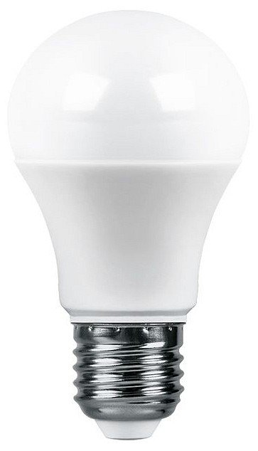 Лампа светодиодная Feron E27 7W 2700K Матовая LB-1007 38023. 