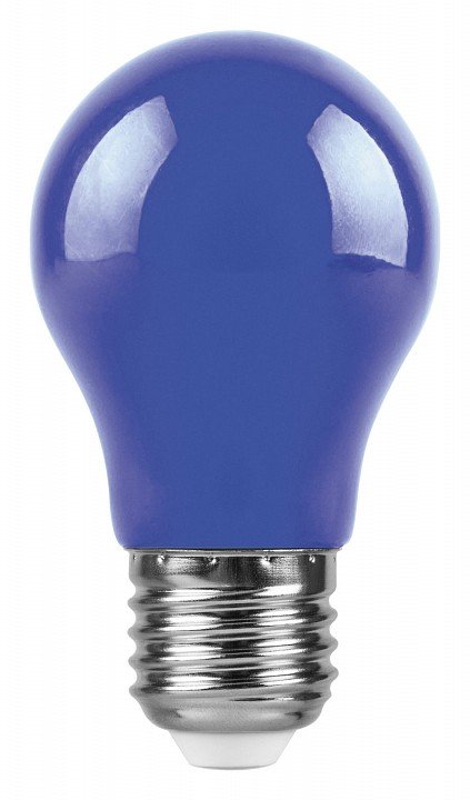 Лампа светодиодная Feron E27 3W синяя LB-375 25923. 