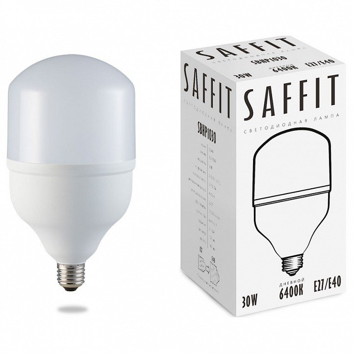Лампа светодиодная Feron Saffit SBHP1030 E27-E40 30Вт 6400K 55091. 