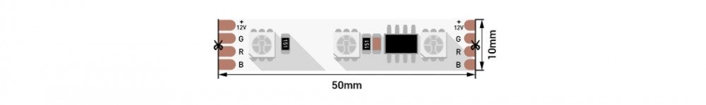 Светодиодная лента SWG560 SWG560-12-14.4-RGB-SPI. 