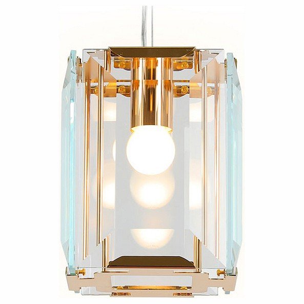 Подвесной светильник Ambrella light Traditional 6 TR5108 GD/CL золото/прозрачный E27/1 max 40W 150*150*1200. 