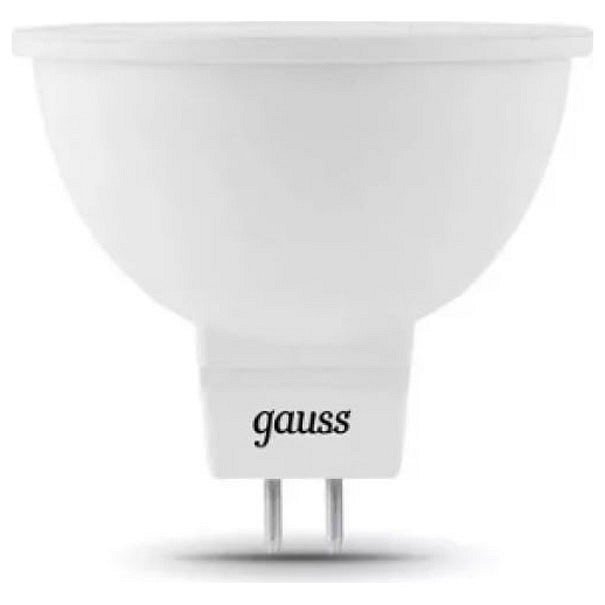 Лампа светодиодная Gauss GU5.3 5W 6500K матовая 101505305. 