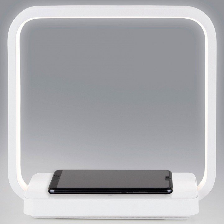 Настольная лампа декоративная Eurosvet Frame 80502/1 белый. 