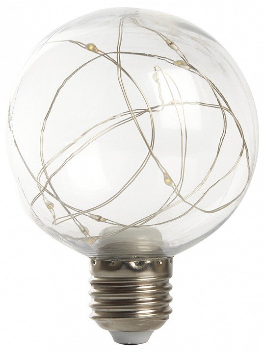 Лампа светодиодная Feron E27 3W RGB прозрачная LB-381 41676. 