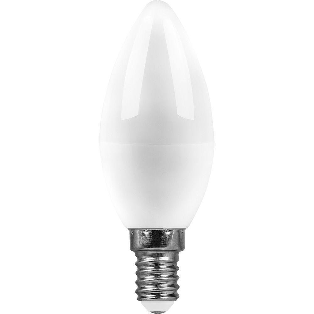 Лампа светодиодная Saffit E14 13W 4000K матовая SBC3713 55164. 