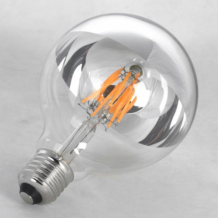 Лампа светодиодная Lussole Е27 6W 2600K хром GF-L-2105. 