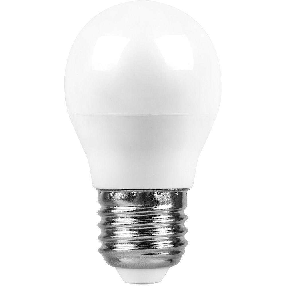 Лампа светодиодная Saffit E27 13W 4000K матовая SBG4513 55161. 