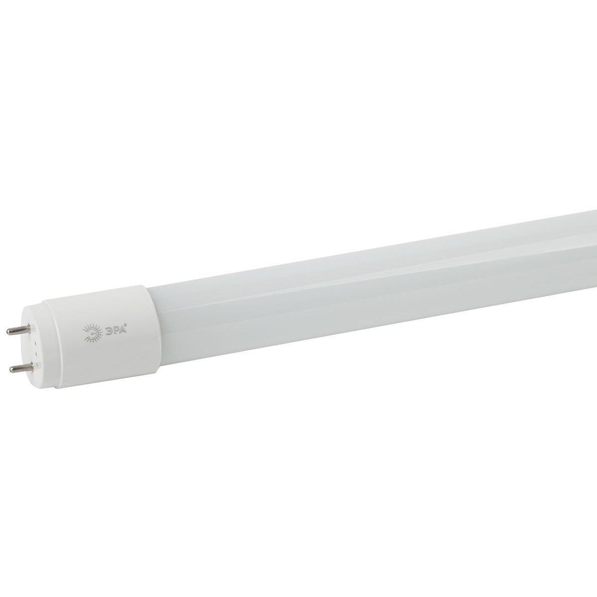Лампа светодиодная ЭРА G13 10W 4000K матовая LED T8-10W-840-G13-600mm R Б0049592. 