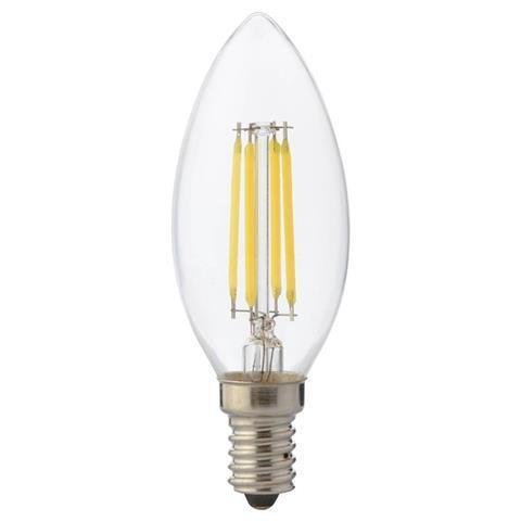 Лампа светодиодная филаментная Horoz E14 6W 2700К 001-013-0006 (HRZ01000340). 