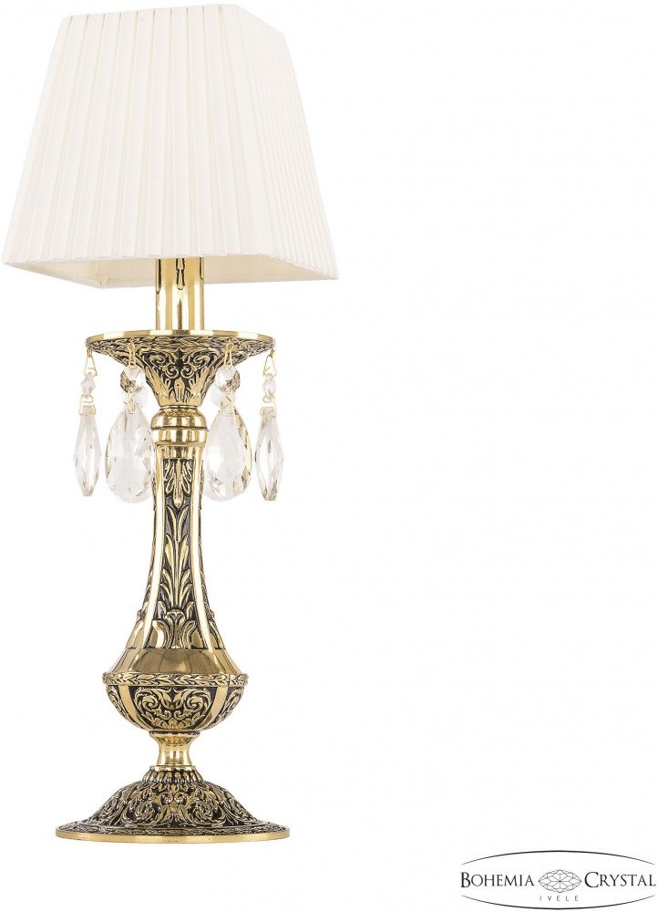 Интерьерная настольная лампа Bohemia Ivele Crystal Florence 71100L/1 GB SQ01. 