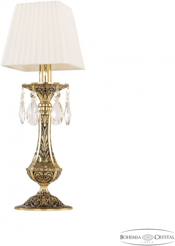 Интерьерная настольная лампа Bohemia Ivele Crystal Florence 71100L/1 GB SQ1. 