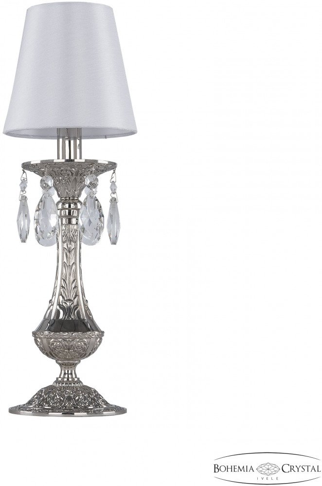 Интерьерная настольная лампа Bohemia Ivele Crystal Florence 71100L/1 Ni ST5. 