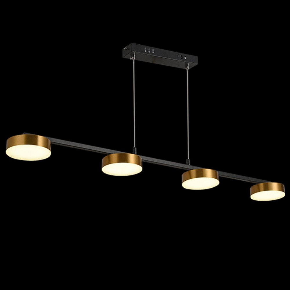 Подвесной светильник Natali Kovaltseva Loft Led LED LAMPS 81101/4C GOLD BLACK. 