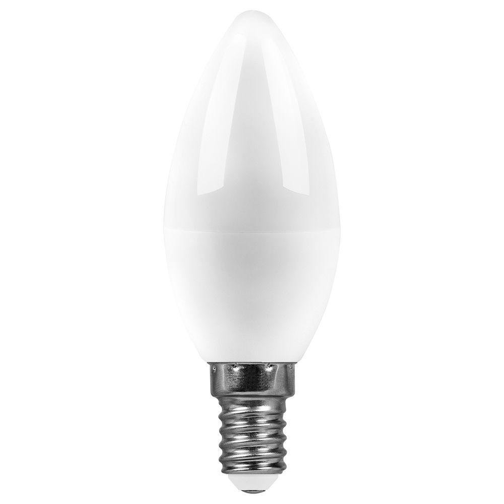 Лампа светодиодная Saffit E14 15W 2700K матовая SBC3715 55203. 