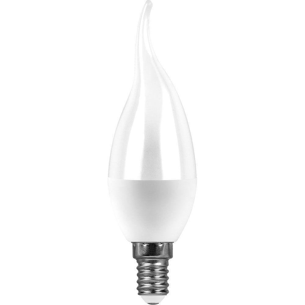 Лампа светодиодная Saffit E14 9W 6400K матовая SBC3709 55173. 