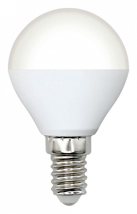 Лампа светодиодная Volpe E14 5W 3000K матовая LED-G45-5W/3000K/E14/FR/SLS UL-00008812. 