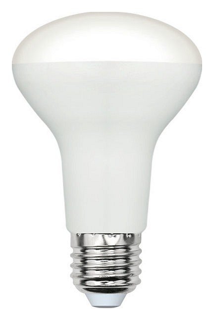 Лампа светодиодная Volpe E27 9W 4000K матовая LED-R63-9W/4000K/E27/FR/SLS UL-00008819. 