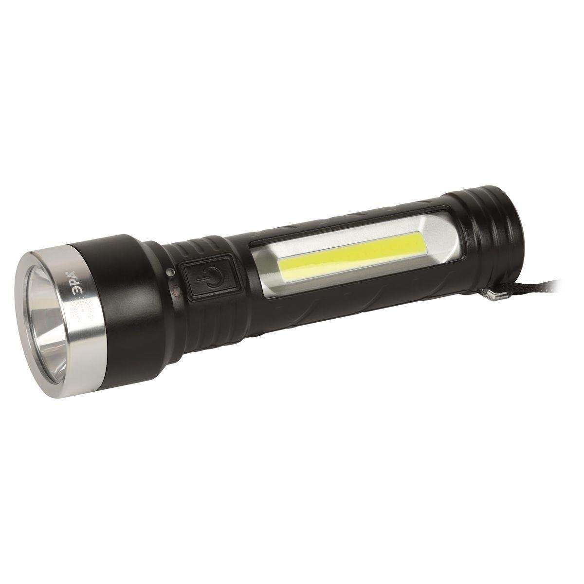 Ручной светодиодный фонарь ЭРА аккумуляторный 400 лм UA-501 Б0052743. 