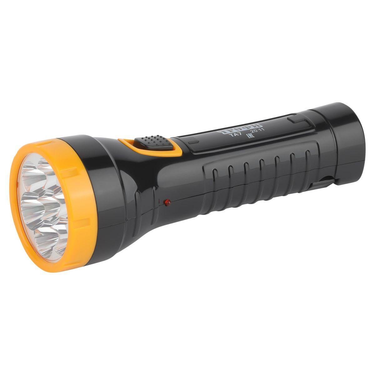 Ручной светодиодный фонарь ЭРА Трофи аккумуляторный 180х64 35 лм TA7 Б0004431. 