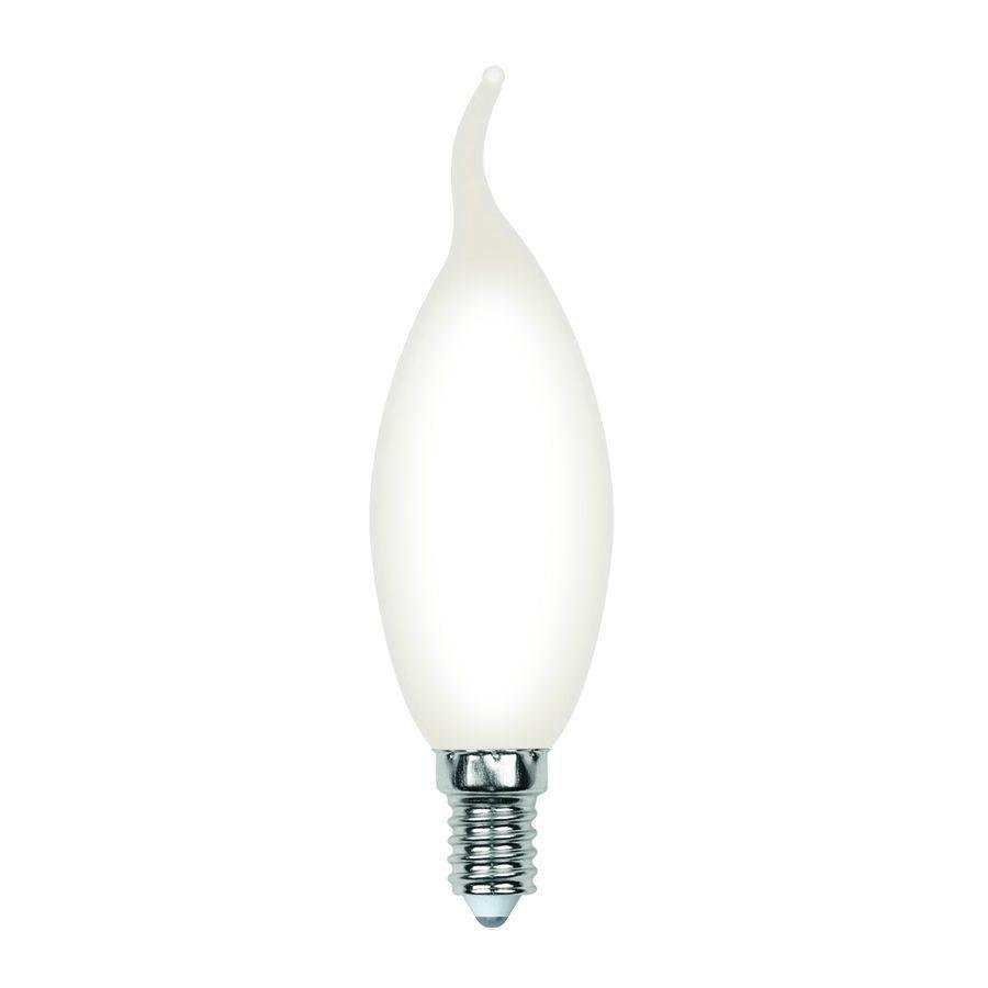 Лампа светодиодная филаментная Volpe E14 7W 4000K матовая LED-CW35-7W/4000K/E14/FR/SLF UL-00008339. 
