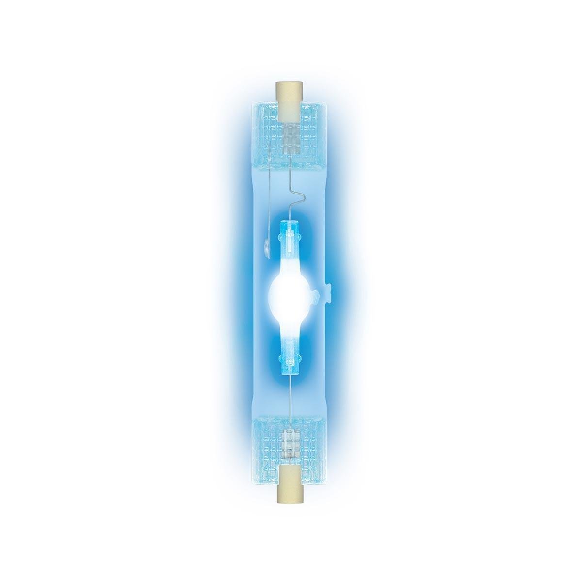 Лампа металлогалогеновая Uniel R7s 70W прозрачная MH-DE-70/BLUE/R7s 04847. 