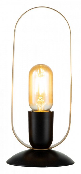 Настольная лампа декоративная Indigo Animo 10007/A/1T Black. 