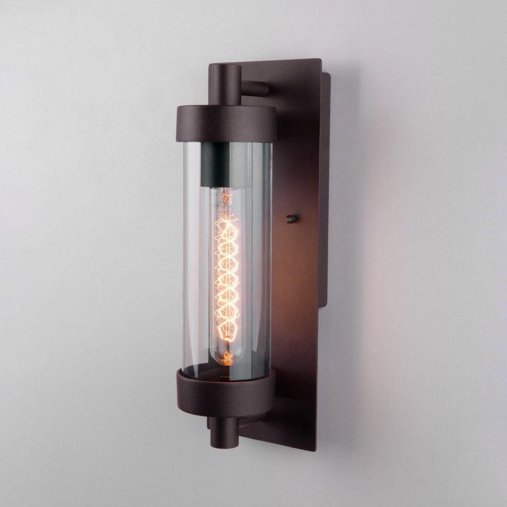Настенный светильник уличный Elektrostandard Pipe 35151/D коричневый. 