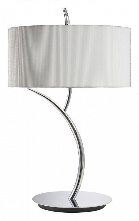 Настольная лампа Mantra Eve Chrome - Cream Shade 1137. 