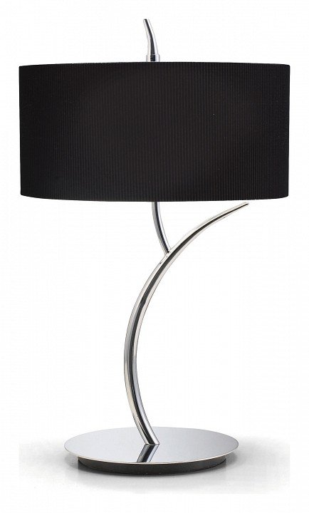 Настольная лампа Mantra Eve Chrome - Black Shade 1177. 