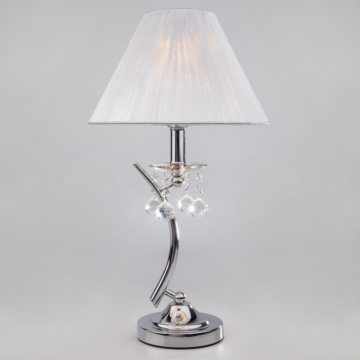 Настольная лампа Eurosvet 1087/1 хром/серебристый Strotskis. 