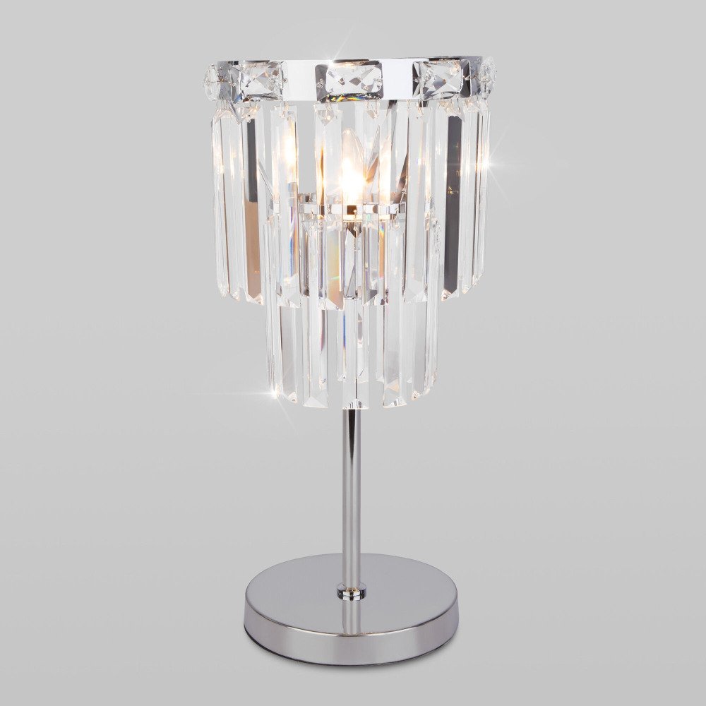 Интерьерная настольная лампа Eurosvet Elegante 01136/1 хром. 