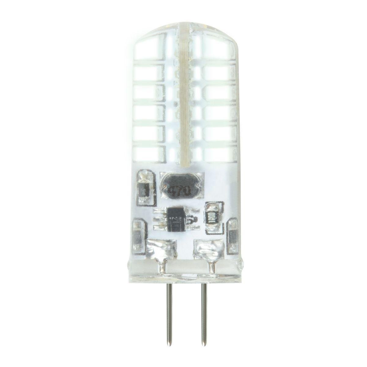 Лампа светодиодная Uniel G4 3W 3000K прозрачная LED-JC-12/3W/4000K/G4/CL SIZ05TR UL-00010367. 