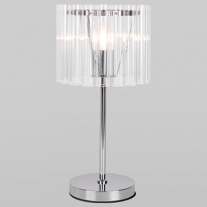 Настольная лампа декоративная Bogate's Flamel 01117/1 хром. 