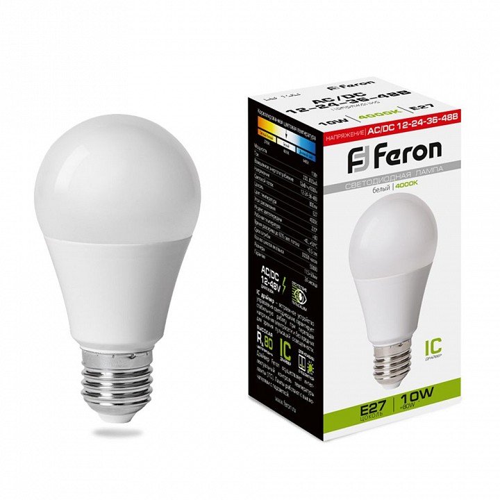 Лампа светодиодная Feron LB-192 E27 10Вт 4000K 38265. 