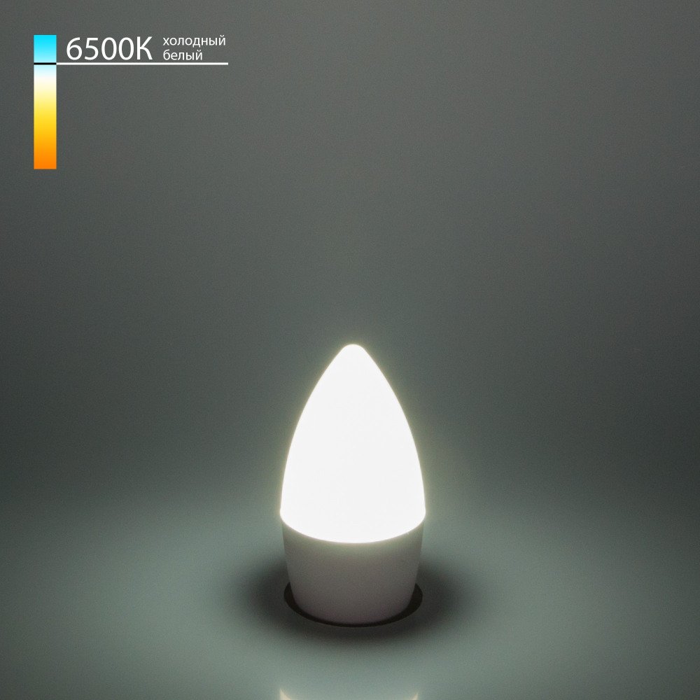 Лампа светодиодная Elektrostandard Свеча СD LED 6W 6500K E27 220V. 
