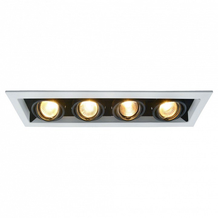 Точечный встраиваемый светильник Arte Lamp Cardani A5941PL-4WH. 