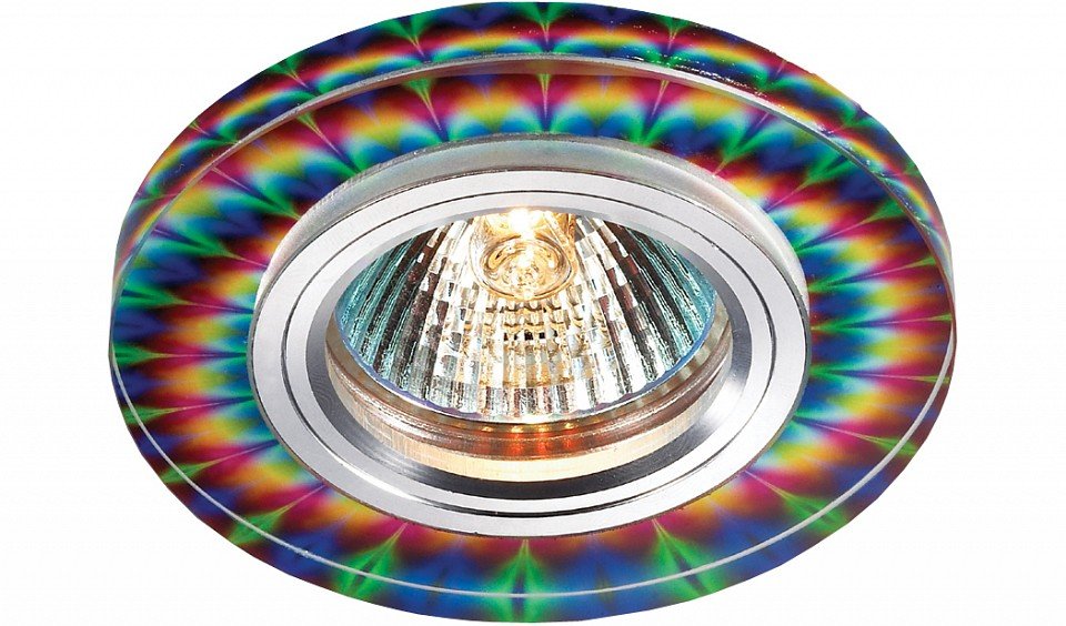 Точечный встраиваемый светильник Novotech Rainbow 369911. 