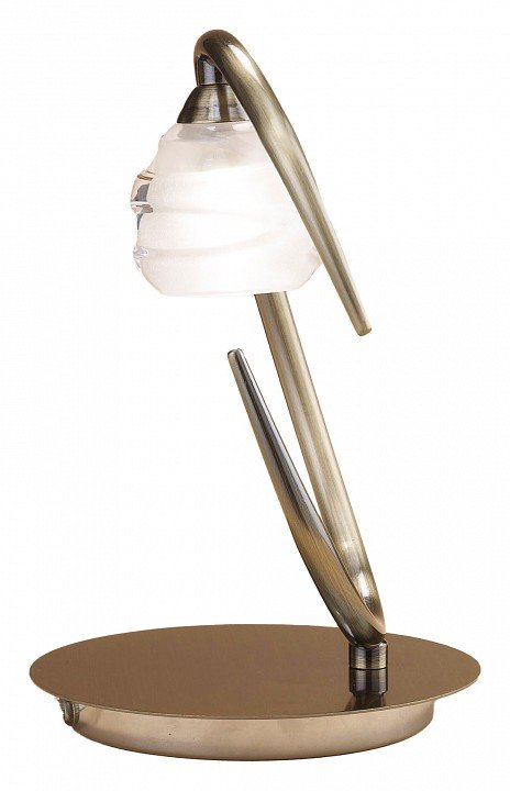 Настольная лампа Mantra Loop Antique Brass 1827. 