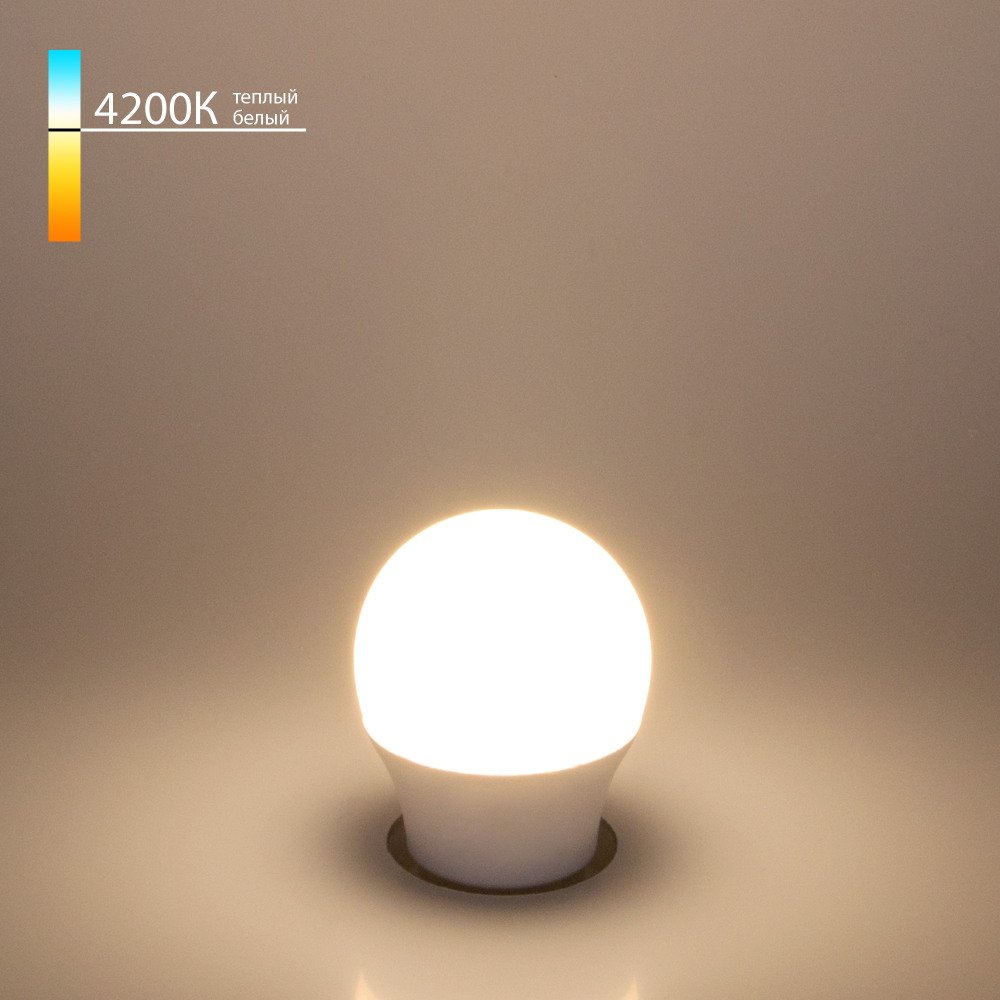 Лампа светодиодная Elektrostandard Mini Classic  LED 7W 4200K E27. 