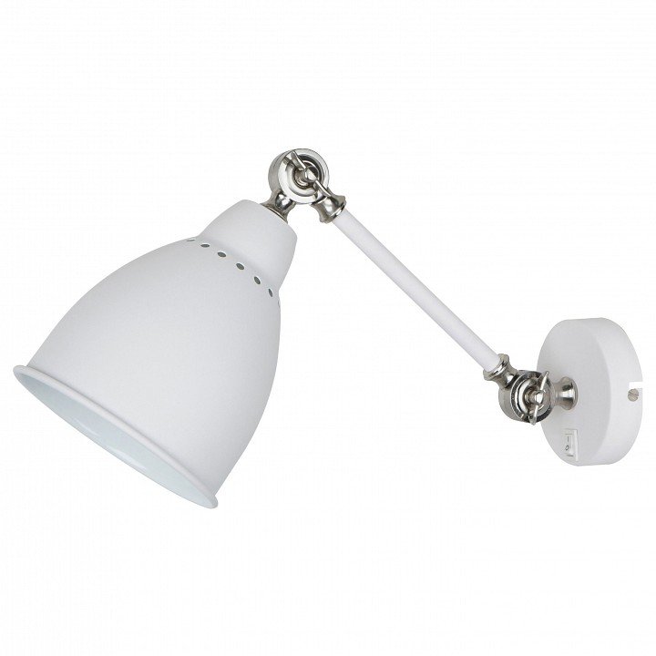 Настенный светильник Arte Lamp Braccio A2054AP-1WH. 
