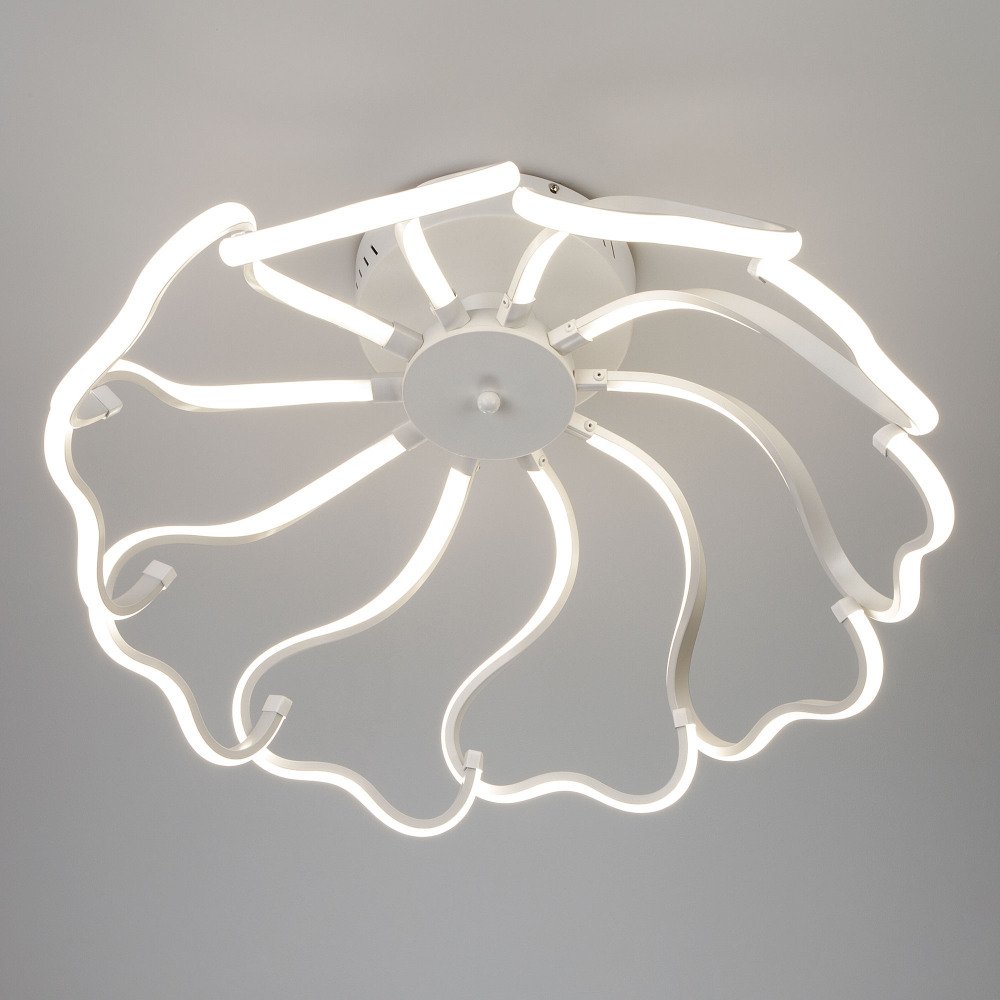 Потолочный светодиодный светильник Eurosvet Begonia 90095/10 белый. 