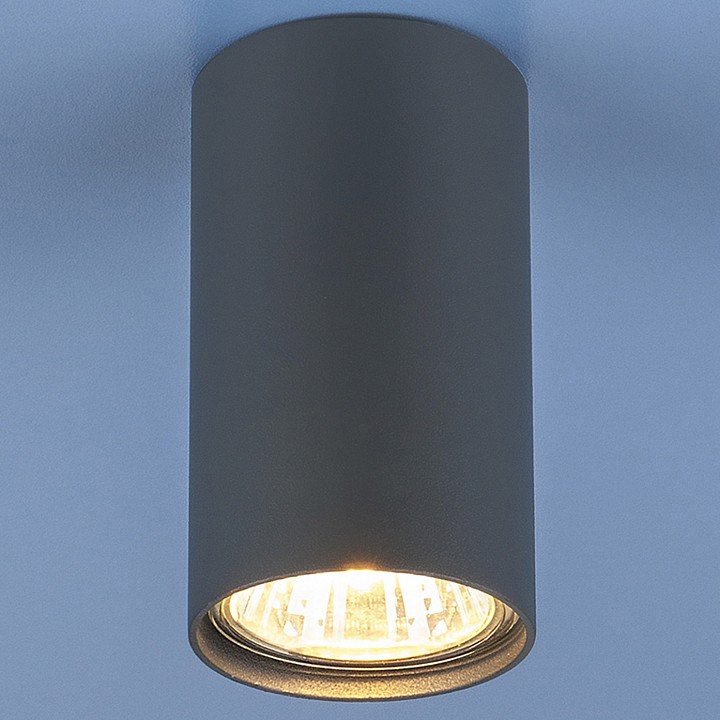 Потолочный светильник Elektrostandard 1081 (5256) GU10 GR графит 4690389103834. 