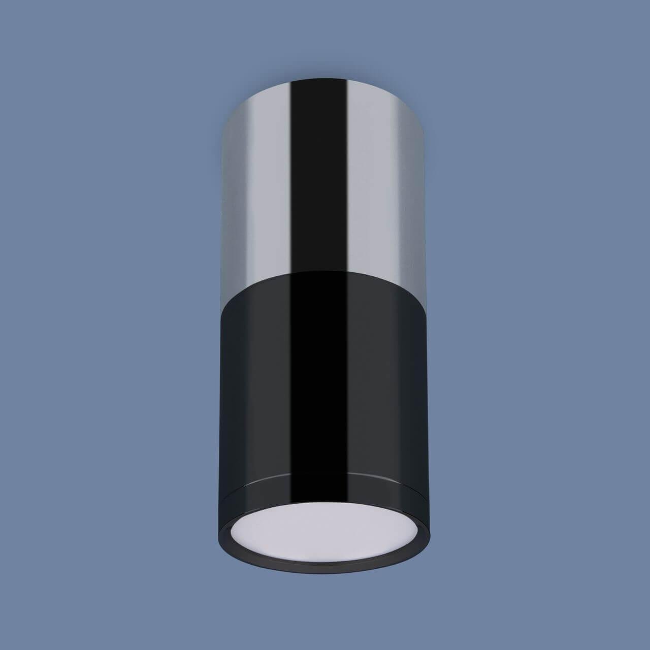 Потолочный светодиодный светильник Elektrostandard DLR028 6W 4200K хром/черный хром 4690389121982. 