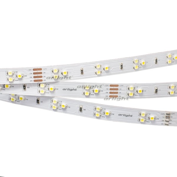 Светодиодная лента Arlight 5 метров  RT 2-5000 24V White-TRIX 2x (3528, 450 LED, LUX) 013986. 