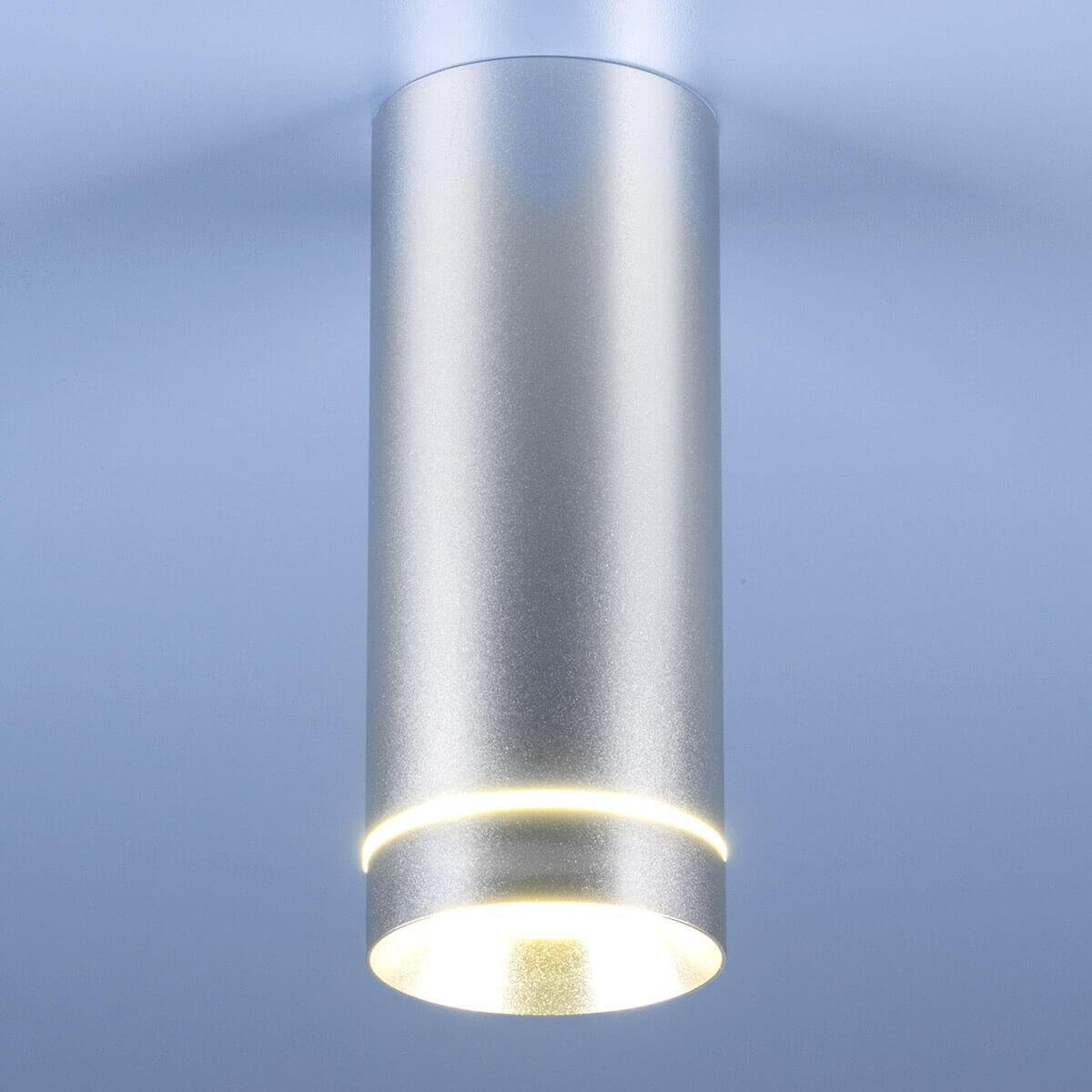 Потолочный светодиодный светильник Elektrostandard DLR022 12W 4200K хром матовый 4690389102950. 